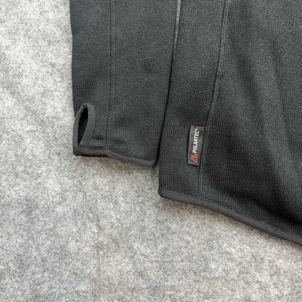 HELLY HANSEN Varde 2.0 Polartec Fleece Jacket Mens M Gray Full Zip Outdoor Gorp